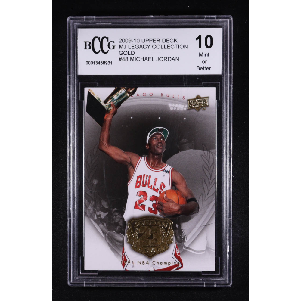 Michael Jordan 2009-10 Upper Deck Michael Jordan Legacy Collection Gold #48 (BCCG 10) at PristineAuction.com