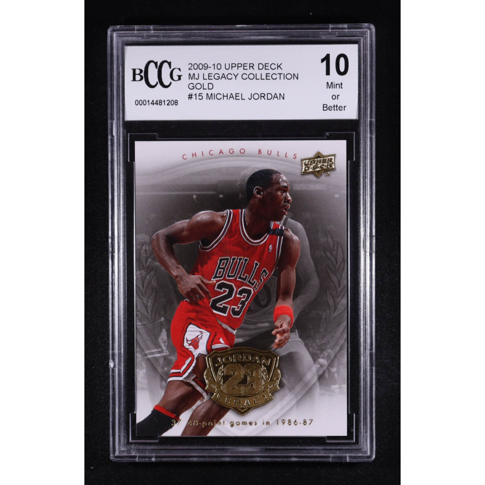 Michael Jordan 2009-10 Upper Deck Michael Jordan Legacy Collection Gold #15 (BCCG 10) at PristineAuction.com