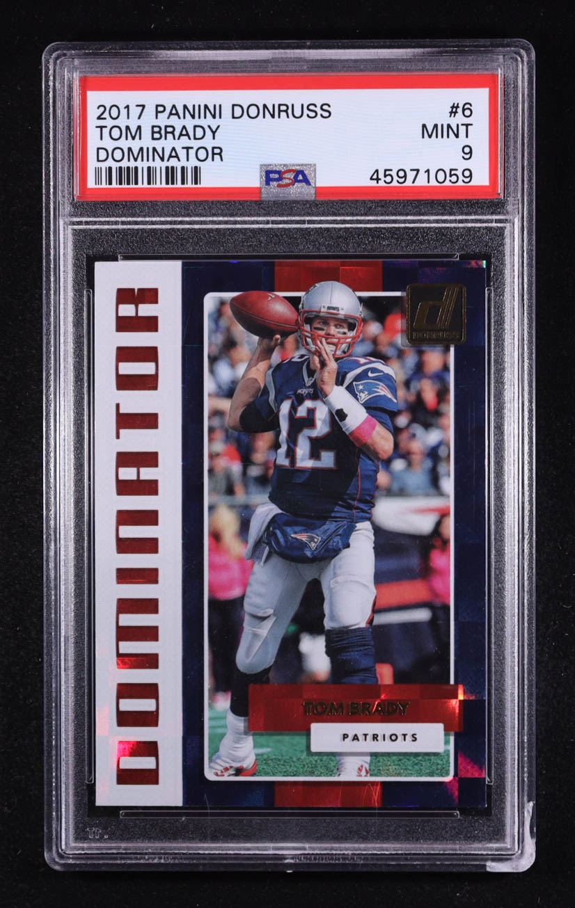 Tom Brady 2017 Donruss Dominators #6 (PSA 9) at PristineAuction.com Tom Brady 2017 Donruss Dominators #6 (PSA 9) at PristineAuction.com