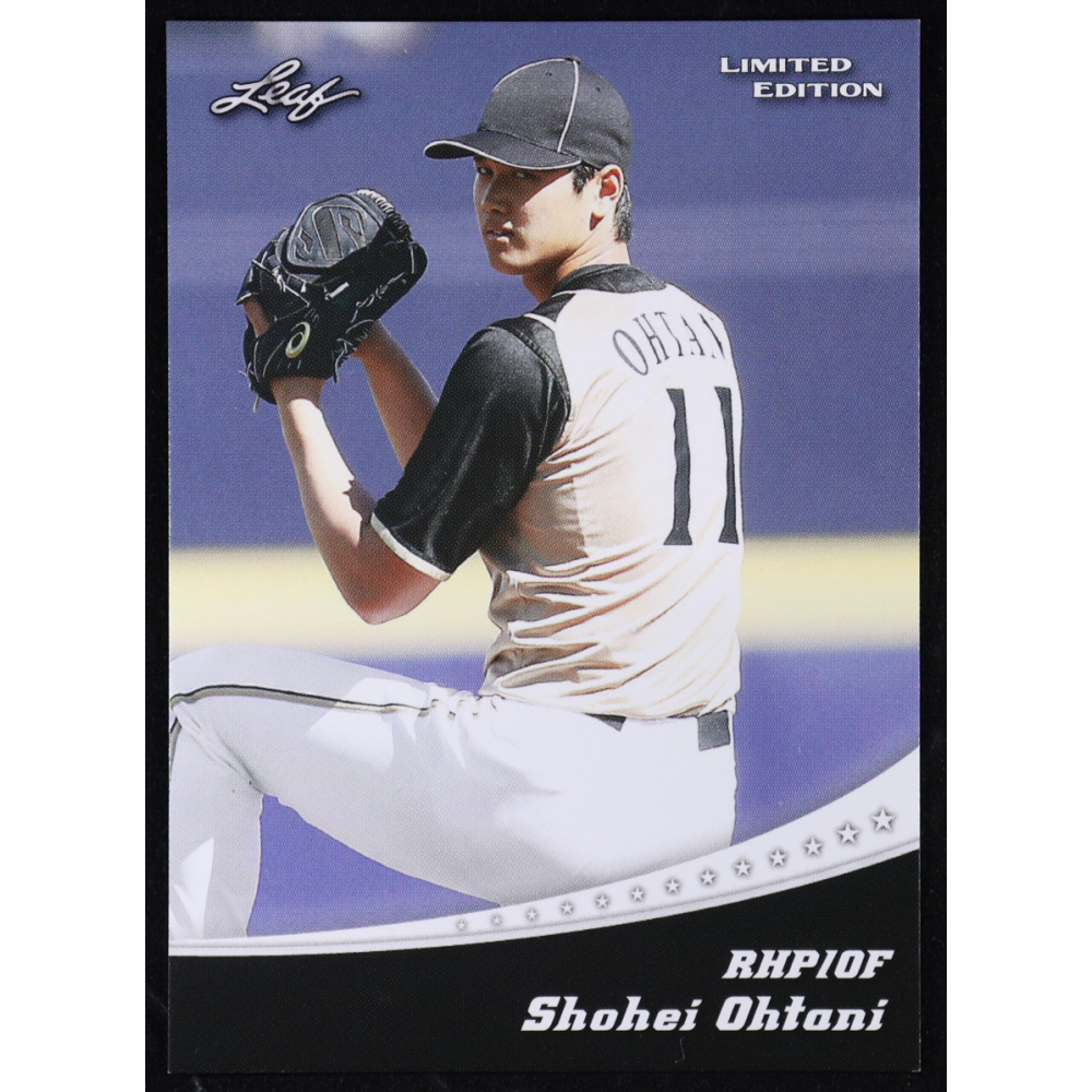 Shohei Ohtani 2018 Leaf Ohtani Limited Edition #LE01 RC at PristineAuction.com