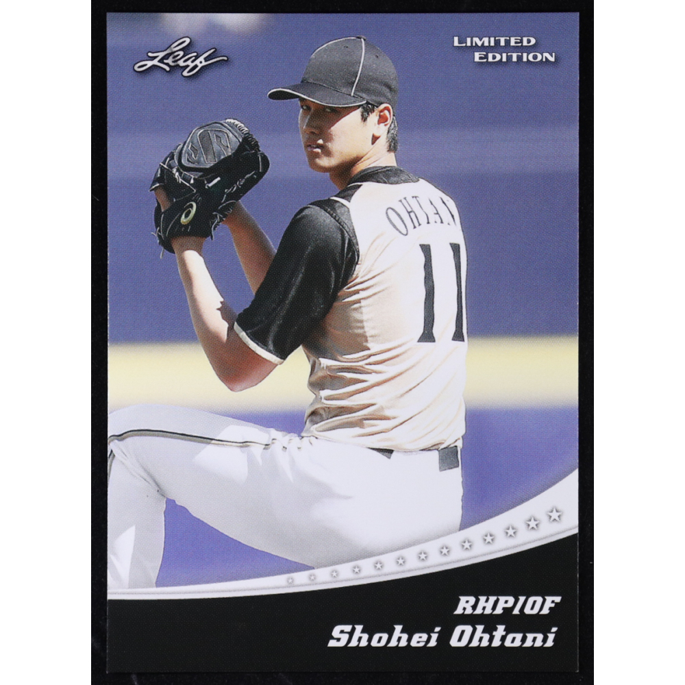 Shohei Ohtani 2018 Leaf Ohtani Limited Edition #LE01 RC at PristineAuction.com