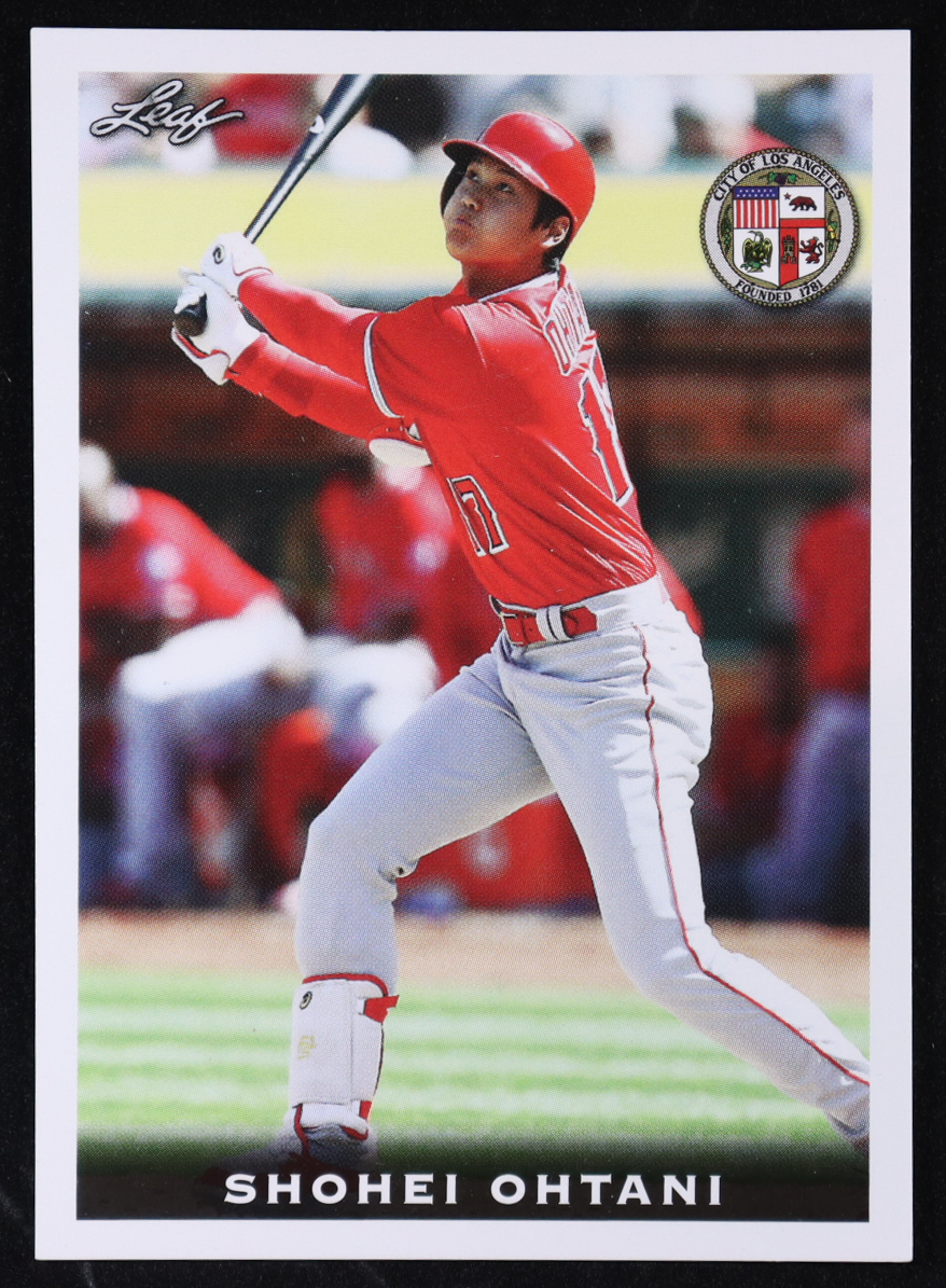 Shohei Ohtani 2018 Leaf National Convention Shohei Ohtani #Rookie03 RC at PristineAuction.com Shohei Ohtani 2018 Leaf National Convention Shohei Ohtani #Rookie03 RC at PristineAuction.com