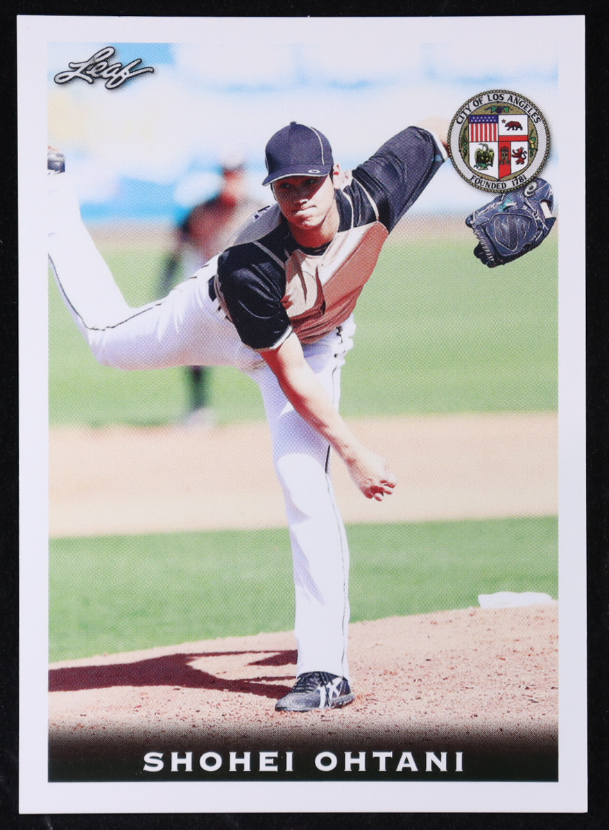 Shohei Ohtani 2018 Leaf National Convention Shohei Ohtani #Rookie05 RC at PristineAuction.com Shohei Ohtani 2018 Leaf National Convention Shohei Ohtani #Rookie05 RC at PristineAuction.com