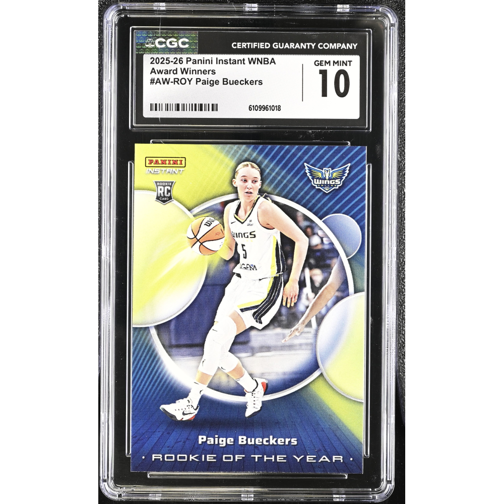 Paige Bueckers 2025-26 Panini Instant WNBA Award Winners #AW-ROY (CGC 10) at PristineAuction.com