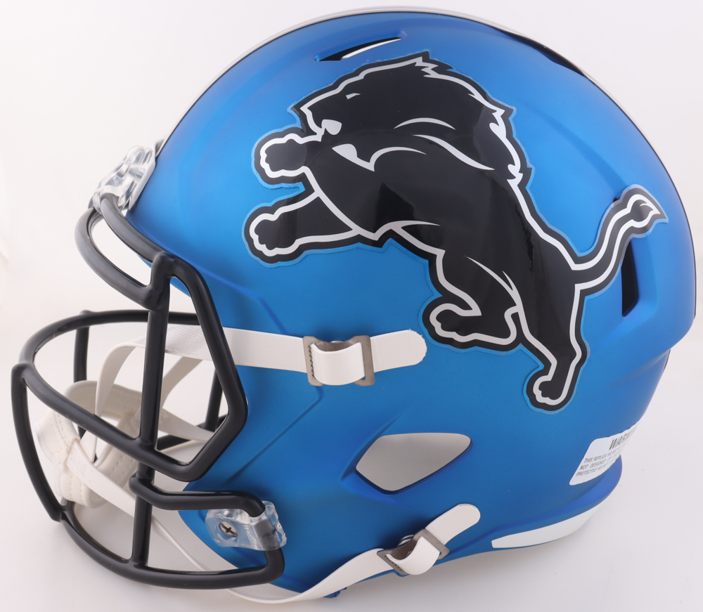 David Montgomery Signed Lions Full-Size Speed Helmet (Beckett) at PristineAuction.com David Montgomery Signed Lions Full-Size Speed Helmet (Beckett) at PristineAuction.com
