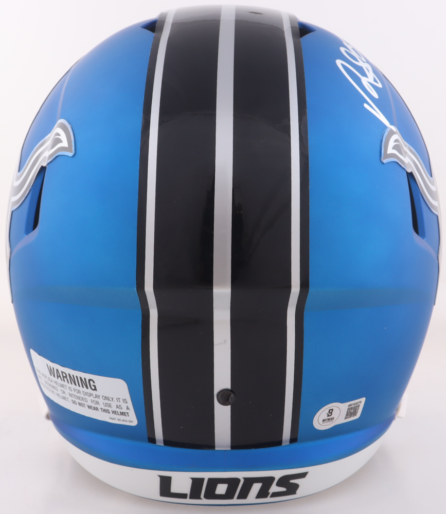 David Montgomery Signed Lions Full-Size Speed Helmet (Beckett) at PristineAuction.com David Montgomery Signed Lions Full-Size Speed Helmet (Beckett) at PristineAuction.com