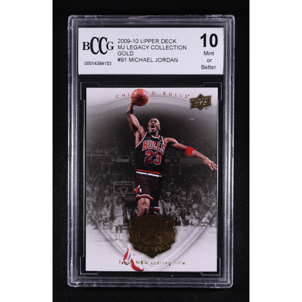 Michael Jordan 2009-10 Upper Deck Michael Jordan Legacy Collection Gold #91 (BCCG 10) at PristineAuction.com