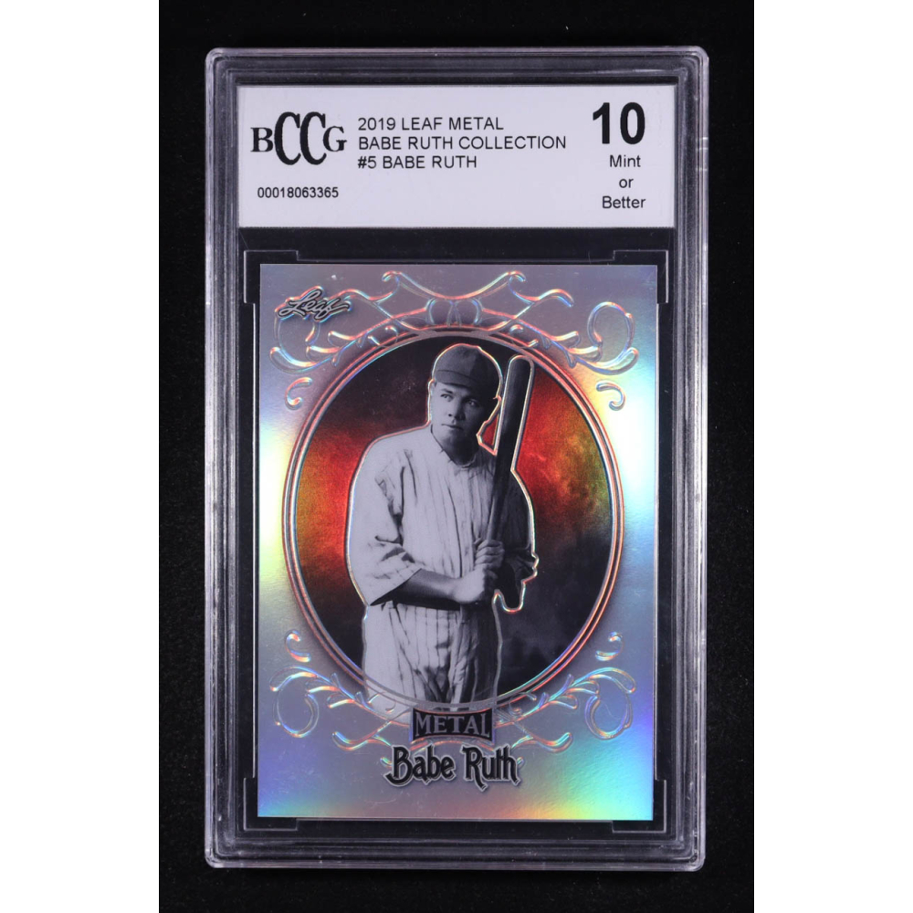 Babe Ruth 2019 Leaf Metal Babe Ruth Collection #5 (BCCG 10) at PristineAuction.com