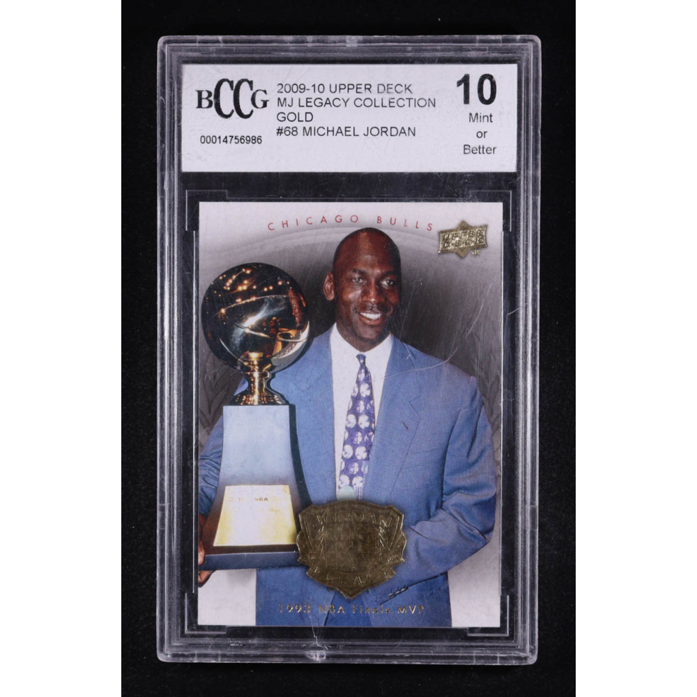 Michael Jordan 2009-10 Upper Deck Michael Jordan Legacy Collection Gold #68 (BCCG 10) at PristineAuction.com