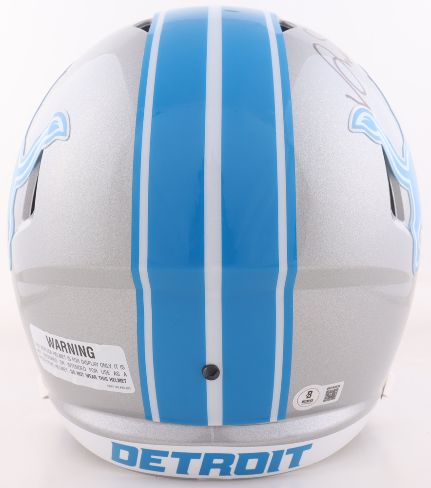David Montgomery Signed Lions Full-Size Speed Helmet (Beckett) at PristineAuction.com David Montgomery Signed Lions Full-Size Speed Helmet (Beckett) at PristineAuction.com