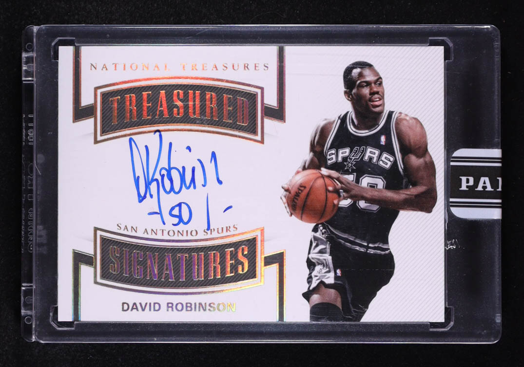 David Robinson 2017-18 Panini National Treasures Treasured Signatures #16 #1/1 at PristineAuction.com David Robinson 2017-18 Panini National Treasures Treasured Signatures #16 #1/1 at PristineAuction.com
