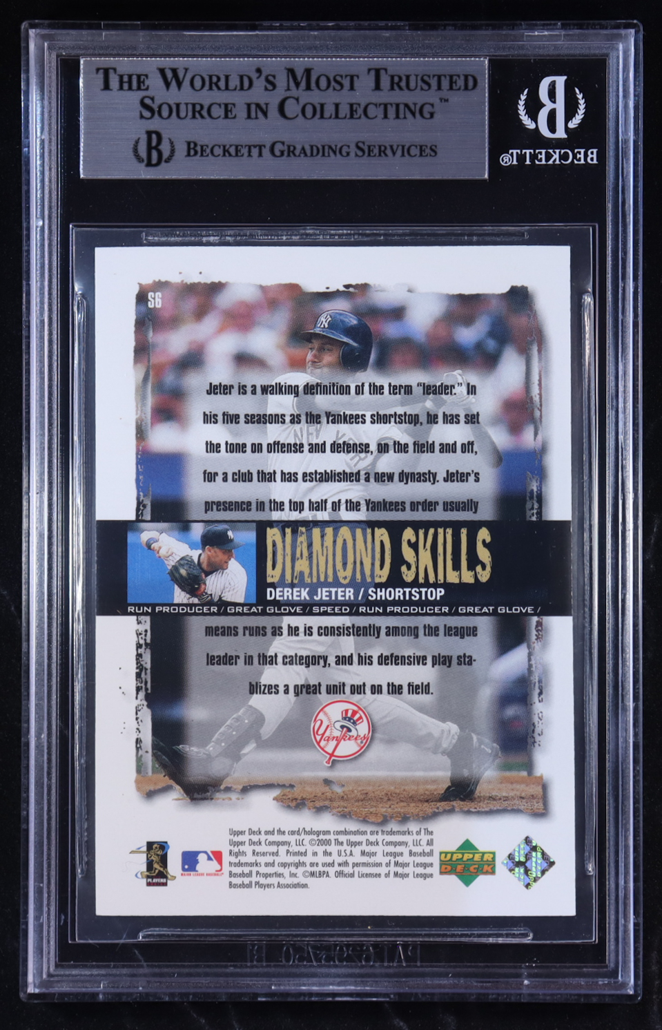 Derek Jeter 2000 Black Diamond Rookie Edition Diamond Skills #S6 (BGS 9) at PristineAuction.com Derek Jeter 2000 Black Diamond Rookie Edition Diamond Skills #S6 (BGS 9) at PristineAuction.com