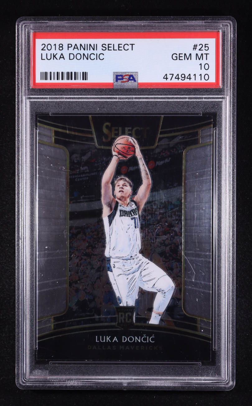 Luka Doncic 2018-19 Select #25 RC (PSA 10) at PristineAuction.com Luka Doncic 2018-19 Select #25 RC (PSA 10) at PristineAuction.com