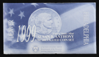 1999 Susan B. Anthony Uncirculated United States Mint Souvenir (4) Coin Set at PristineAuction.com