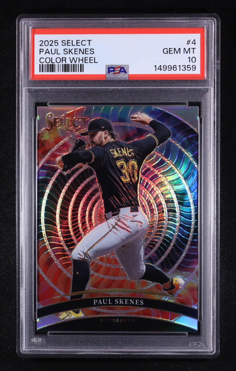 Paul Skenes 2025 Select Color Wheel #4 (PSA 10) at PristineAuction.com Paul Skenes 2025 Select Color Wheel #4 (PSA 10) at PristineAuction.com