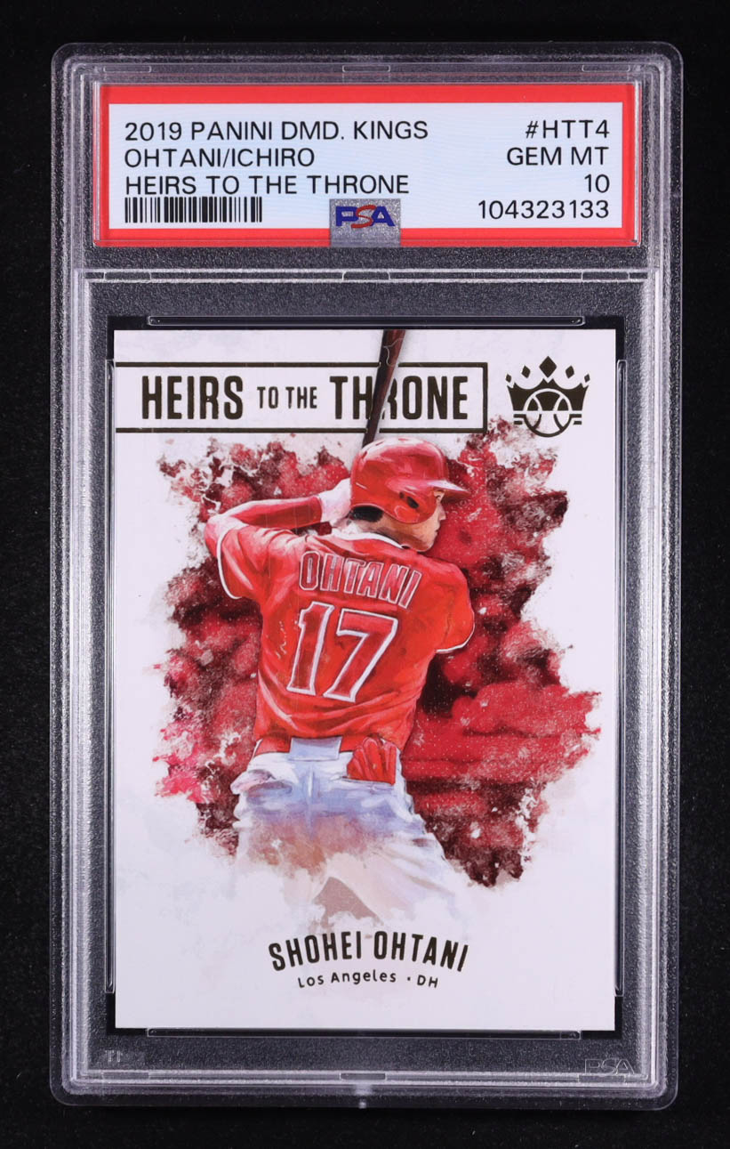 Ichiro / Shohei Ohtani 2019 Diamond Kings Heirs to the Throne #4 (PSA 10) at PristineAuction.com Ichiro / Shohei Ohtani 2019 Diamond Kings Heirs to the Throne #4 (PSA 10) at PristineAuction.com