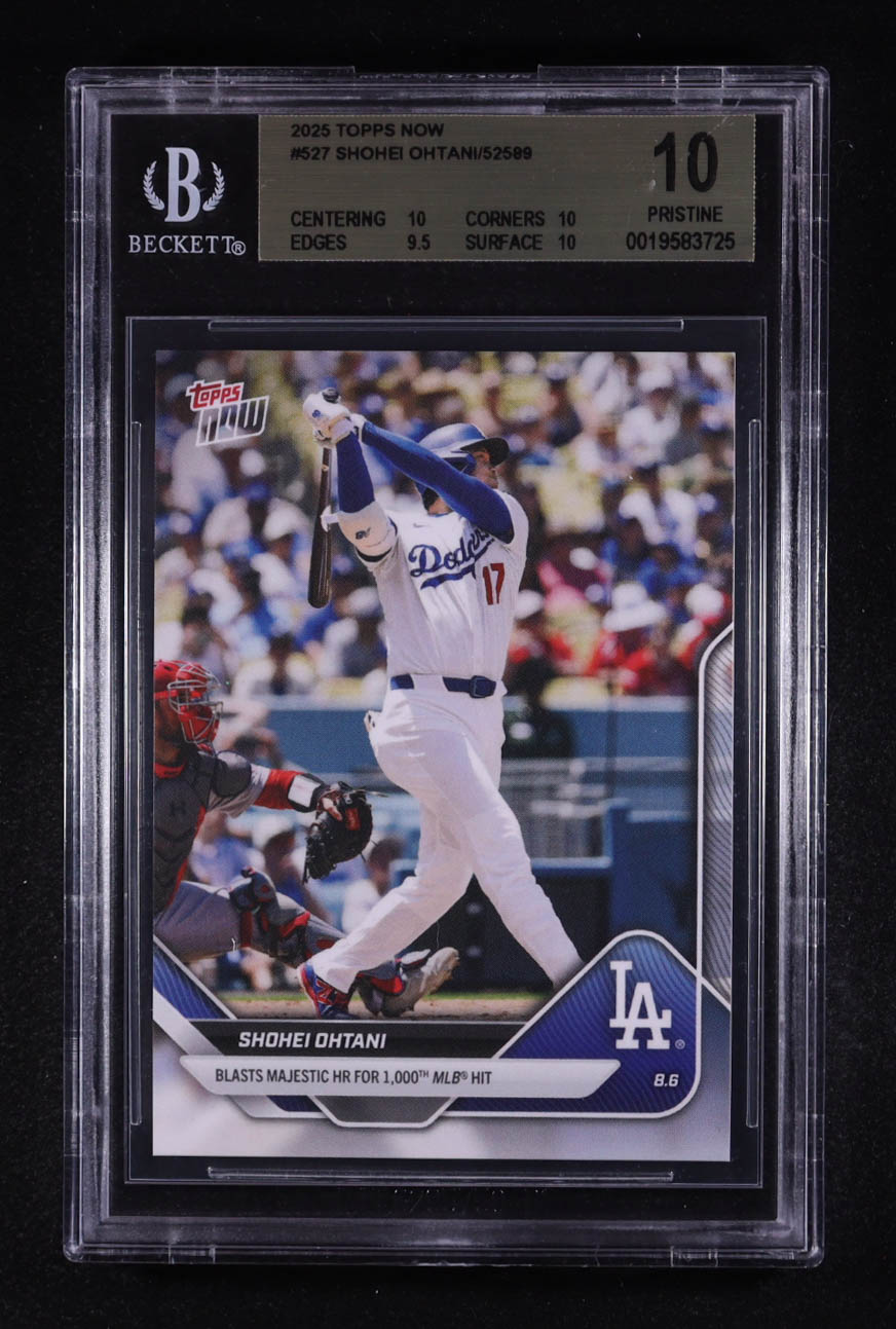 Shohei Ohtani 2025 Topps Now #527 (BGS 10) at PristineAuction.com Shohei Ohtani 2025 Topps Now #527 (BGS 10) at PristineAuction.com
