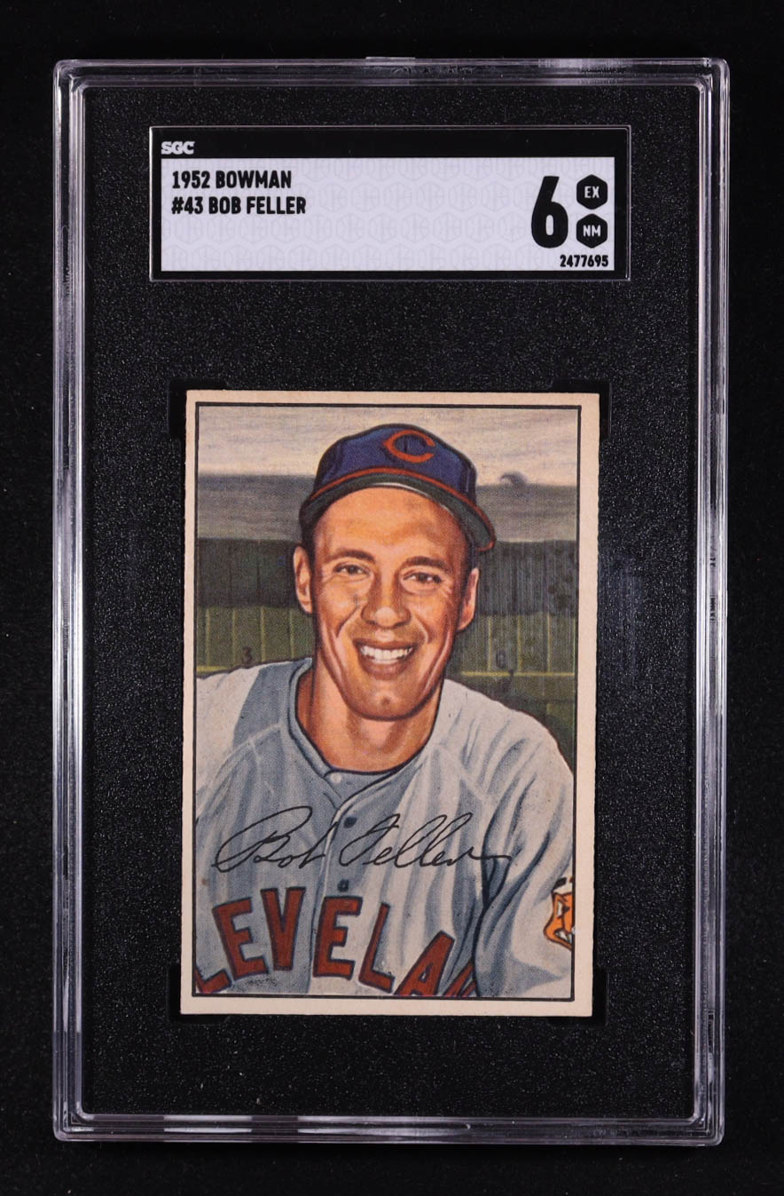 Bob Feller 1952 Bowman #43 (SGC 6) at PristineAuction.com Bob Feller 1952 Bowman #43 (SGC 6) at PristineAuction.com