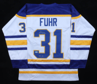 Grant Fuhr Signed Jersey Inscribed "HOF 03" (Beckett) at PristineAuction.com