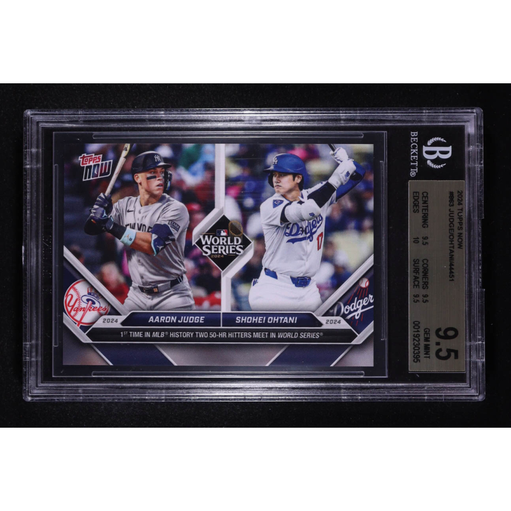 Aaron Judge / Shohei Ohtani 2024 Topps Now #863 (BGS 10) at PristineAuction.com
