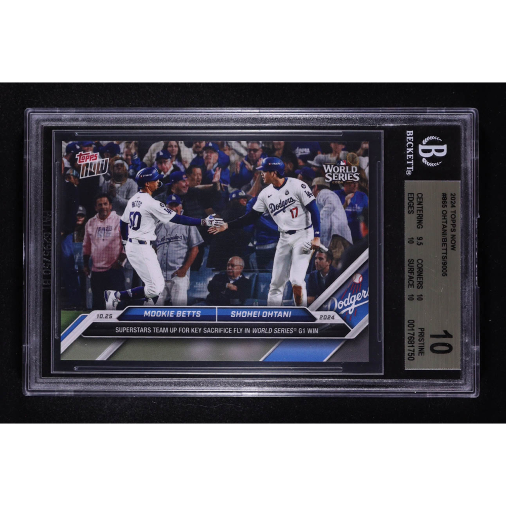 Mookie Betts / Shohei Ohtani 2024 Topps Now #865 (BGS 10) at PristineAuction.com