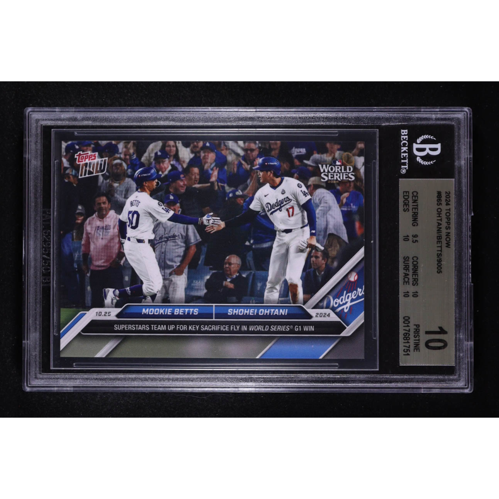 Mookie Betts / Shohei Ohtani 2024 Topps Now #865 (BGS 10) at PristineAuction.com