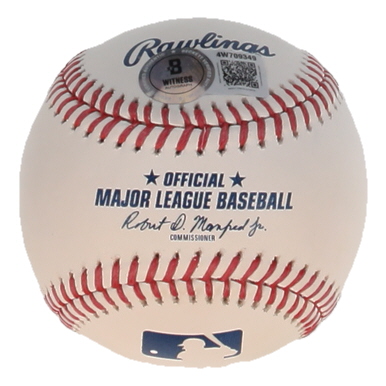 Cristian Javier Signed OML Baseball Inscribed "2022 WS Game 4 No Hitter" (Beckett) at PristineAuction.com Cristian Javier Signed OML Baseball Inscribed "2022 WS Game 4 No Hitter" (Beckett) at PristineAuction.com