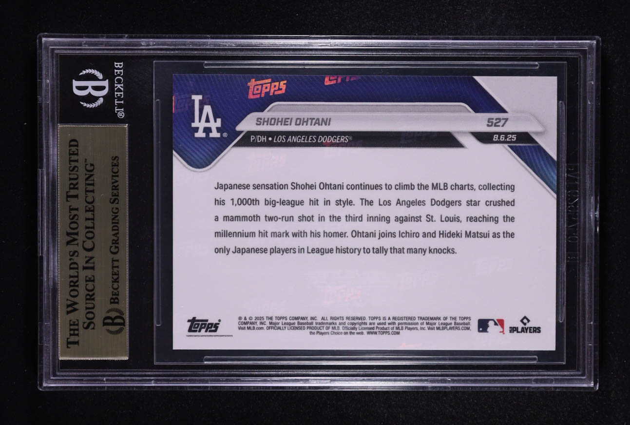 Shohei Ohtani 2025 Topps Now #527 (BGS 10) at PristineAuction.com Shohei Ohtani 2025 Topps Now #527 (BGS 10) at PristineAuction.com