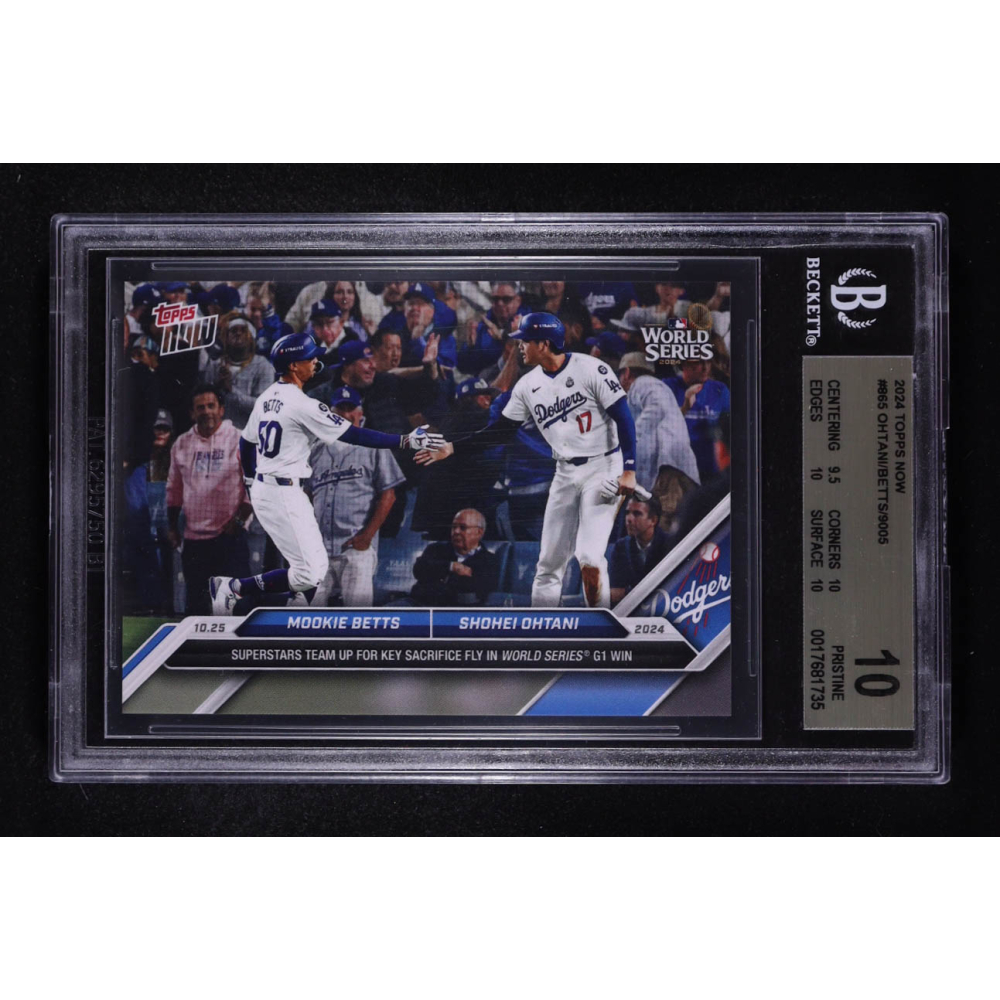 Mookie Betts / Shohei Ohtani 2024 Topps Now #865 (BGS 10) at PristineAuction.com