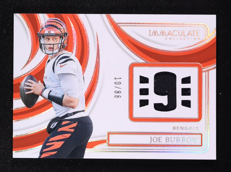 Joe Burrow 2024 Immaculate Collection Immaculate Numbers Memorabilia #3 #10/88 at PristineAuction.com Joe Burrow 2024 Immaculate Collection Immaculate Numbers Memorabilia #3 #10/88 at PristineAuction.com