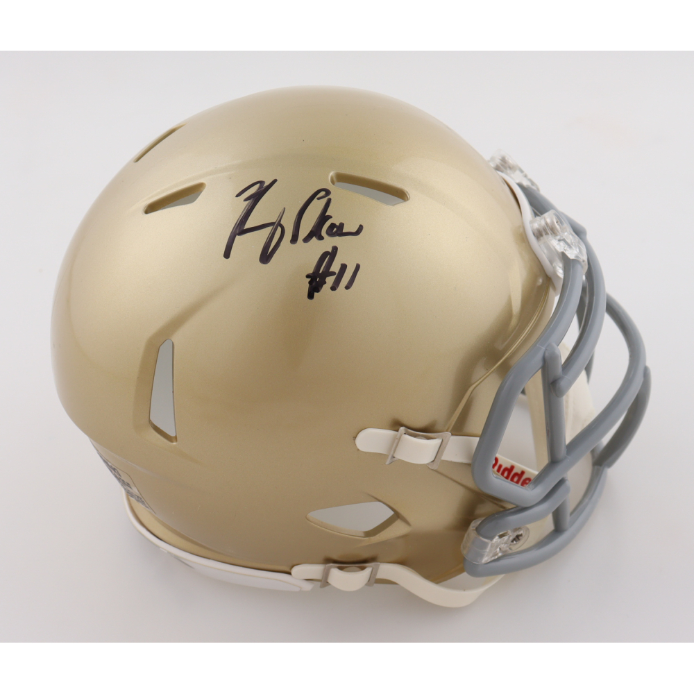 Ben Skowronek Signed Notre Dame Fighting Irish Speed Mini Helmet (Playball Ink) at PristineAuction.com