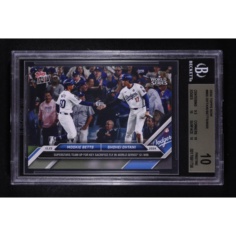 Mookie Betts / Shohei Ohtani 2024 Topps Now #865 (BGS 10) at PristineAuction.com