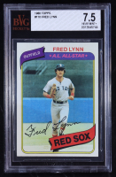 Fred Lynn 1980 Topps #110 (BVG 7.5) at PristineAuction.com
