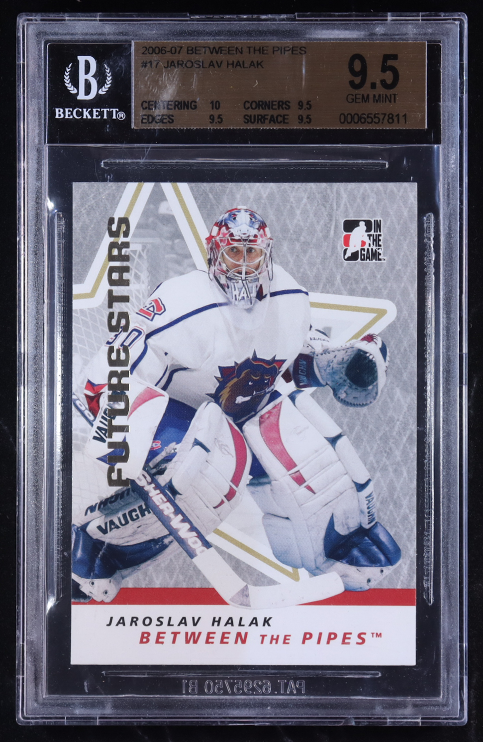 Jaroslav Halak 2006-07 Between The Pipes #17 (BGS 9.5) at PristineAuction.com Jaroslav Halak 2006-07 Between The Pipes #17 (BGS 9.5) at PristineAuction.com