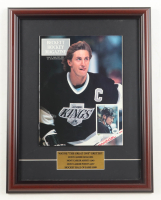 Wayne Gretzky Custom Framed 1990 Beckett Hockey Magazine Display at PristineAuction.com