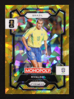 Rivaldo 2026 Panini Prizm Monopoly World Cup Gold Cracked Ice Prizims #21 at PristineAuction.com