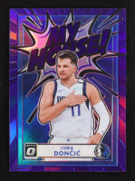 Luka Doncic 2020-21 Donruss Optic My House Purple #13 at PristineAuction.com