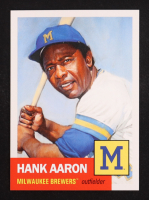 Hank Aaron 2024 Topps Living #755 at PristineAuction.com