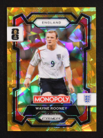 Wayne Rooney 2026 Panini Prizm Monopoly World Cup Gold Cracked Ice Prizims #27 at PristineAuction.com