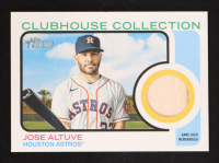 Jose Altuve 2022 Topps Heritage Clubhouse Collection Relics #CCJAV at PristineAuction.com