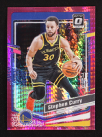 Stephen Curry 2023-24 Donruss Optic Hyper Pink #198 at PristineAuction.com