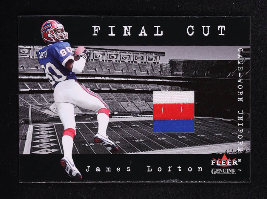 James Lofton 2001 Fleer Genuine Final Cut Jerseys #15 at PristineAuction.com James Lofton 2001 Fleer Genuine Final Cut Jerseys #15 at PristineAuction.com
