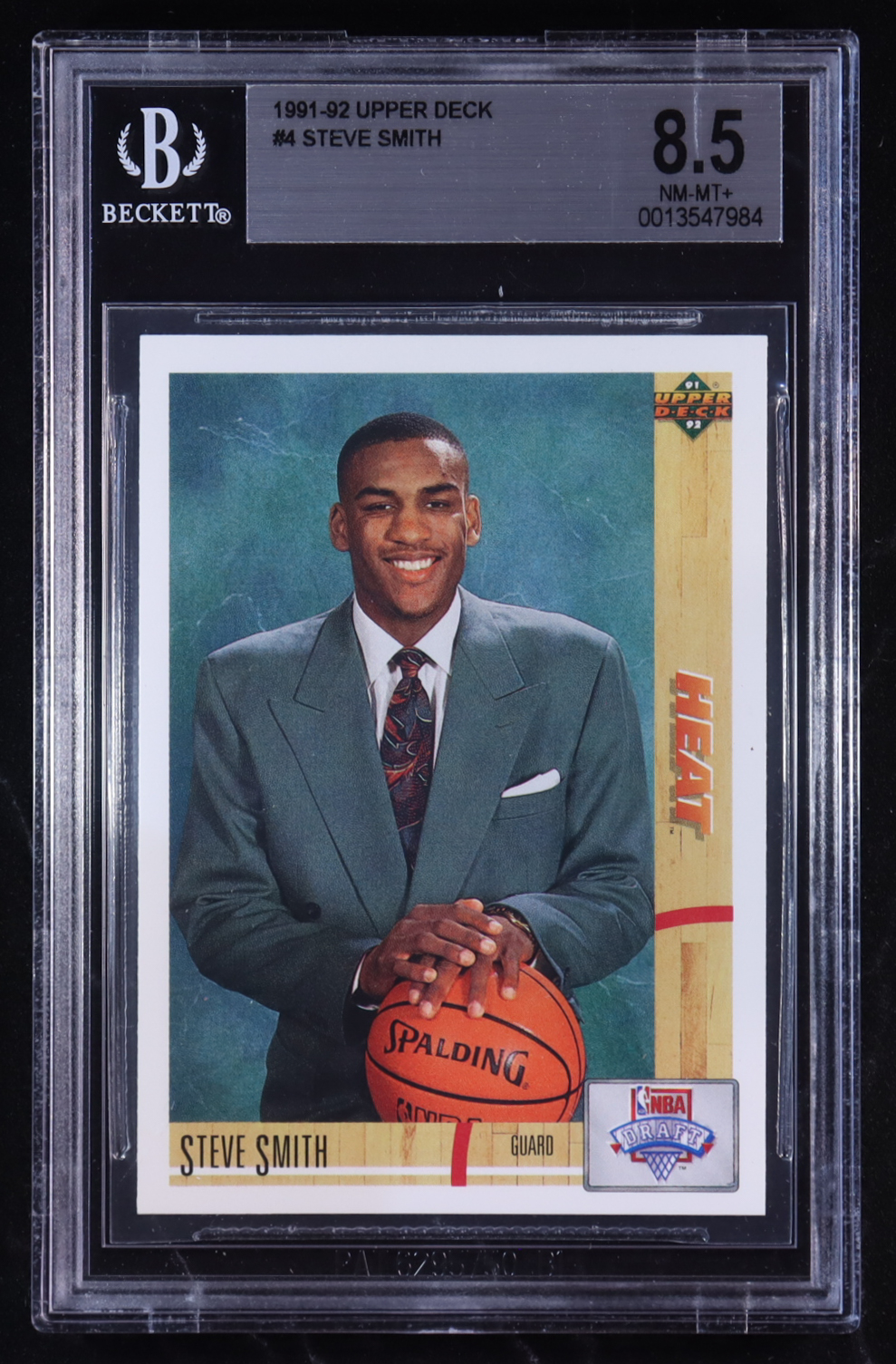 Steve Smith 1991-92 Upper Deck #4 (BGS 8.5) at PristineAuction.com Steve Smith 1991-92 Upper Deck #4 (BGS 8.5) at PristineAuction.com