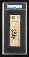 Larry Bird Signed 2010 Pacers vs Bucks Ticket Stub (PSA | Autograph Grade 8) at PristineAuction.com