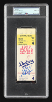 Nolan Ryan Signed 1977 World Series Ticket (PSA | Autograph Graded 9) at PristineAuction.com