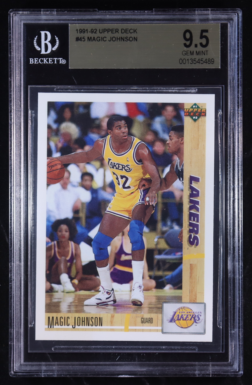 Magic Johnson 1991-92 Upper Deck #45 (BGS 9.5) at PristineAuction.com Magic Johnson 1991-92 Upper Deck #45 (BGS 9.5) at PristineAuction.com