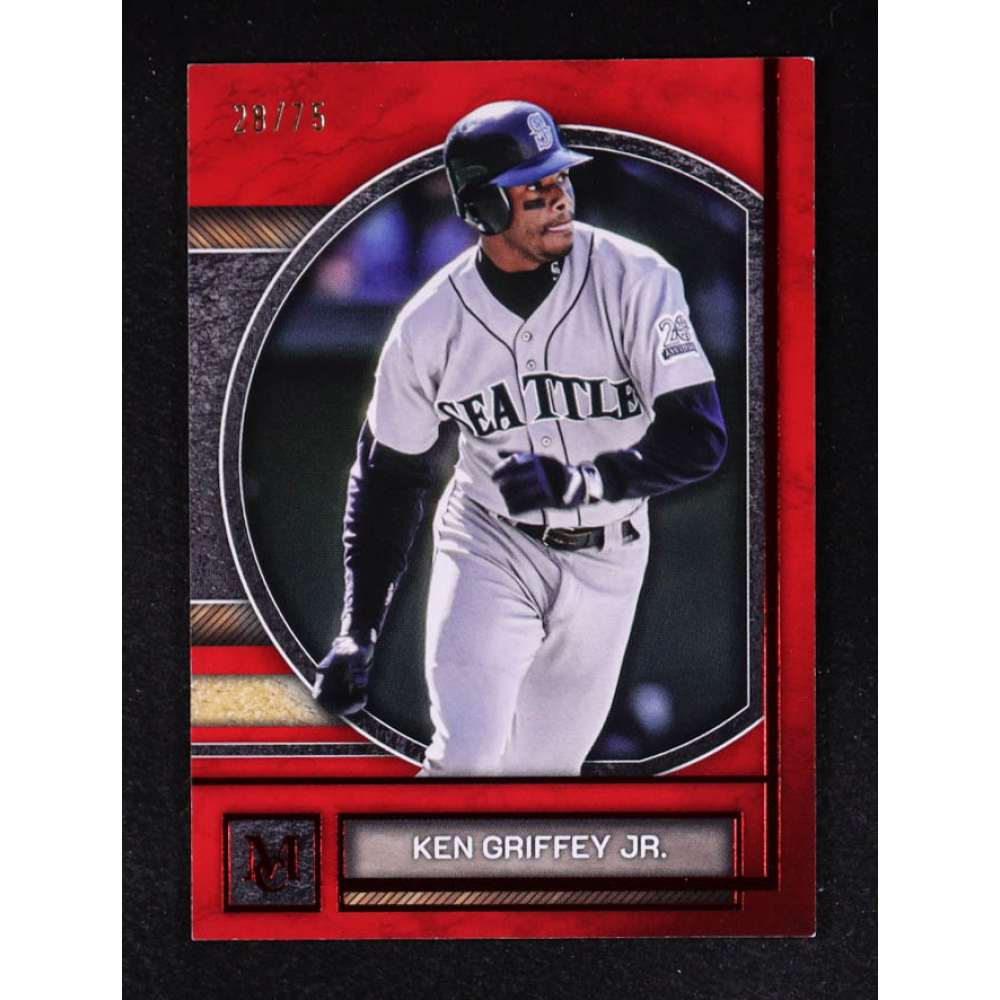 Ken Griffey Jr. 2025 Topps Museum Collection Ruby #94 #28/75 at PristineAuction.com