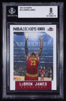 LeBron James 2015-16 Hoops #14 (BGS 8) at PristineAuction.com