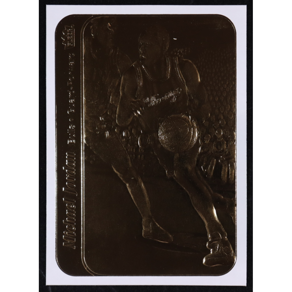Michael Jordan 1986 Fleer 23KT Gold #NNO at PristineAuction.com