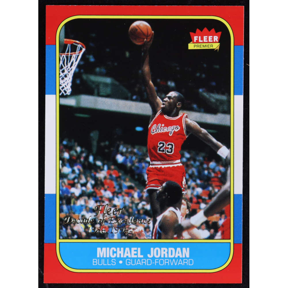 Michael Jordan 1996-97 Fleer Decade of Excellence #4 at PristineAuction.com